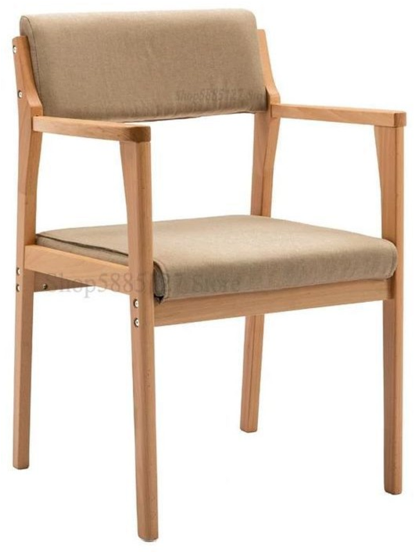 Modern Armchair with Cushioned Seat and Backrest
